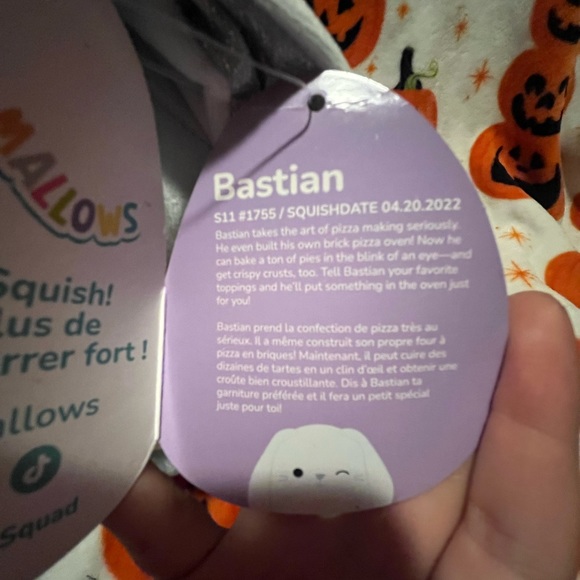 Shishmallow 12” Bastian blue bunny - Picture 12 of 16